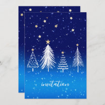 Elegante White Christmas Tree Gold Stars Cena