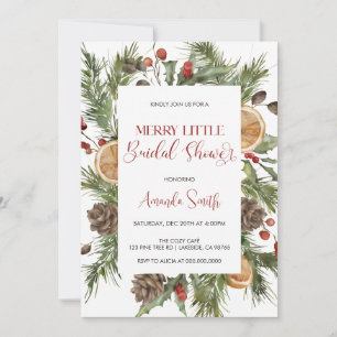 Invitación Elegante y alegre ducha de novia