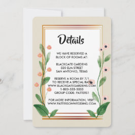 Invitación Elegante y clásico gabinete sofisticado