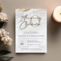 Elegante y clásico textura de perla 50 aniversario