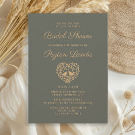 Invitación Elegante y con estilo, cálida y romántica invitaci