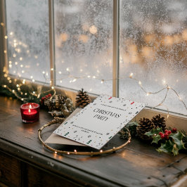 Invitación elegante y festiva para una fiesta de N