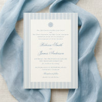 Elegante y formal boda de invierno azul