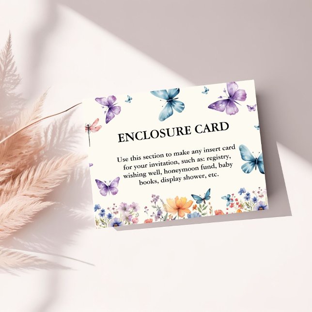 Invitación Elegante y Moda le da mariposas Gabinete (Subido por el creador)