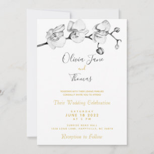 Invitación Elegante Y Moderno Bed & Breakfast Botánico Floral