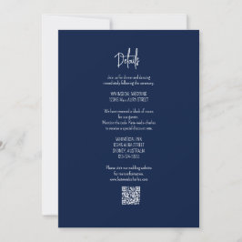 Invitación Elegante y moderno Boda de nombres personalizados