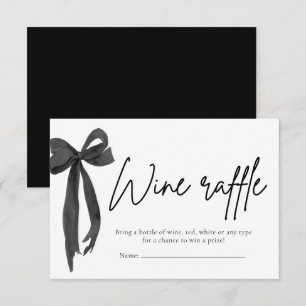 Invitación Elegante y moderno boleto de juego de Raffle de vi