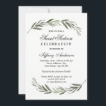 Invitación Elegante y moderno dulce de hoja verde 16 invitado<br><div class="desc">Elegante y moderno Colección de Concordancia con Hojas Verdes de 16 Invites en Nicho y Nest Store.</div>