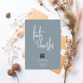 Invitación Elegante y moderno nombre personalizado Guardar la