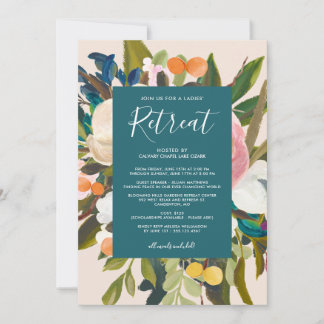 Invitación Elegante y moderno retiro de damas de Florencia Ve