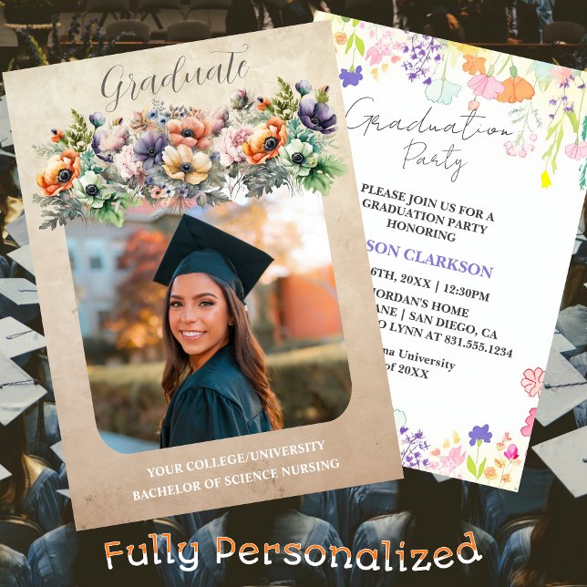 Invitación Elegante y personalizado partido de graduación de  (Subido por el creador)
