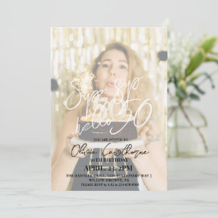Invitación Elegante y sencillo cumpleaños de la foto número 5