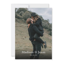 Elegante y simple Boda de fotografía negra