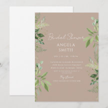 Elegante y Simple Foliage Despedida de Soltera Bei