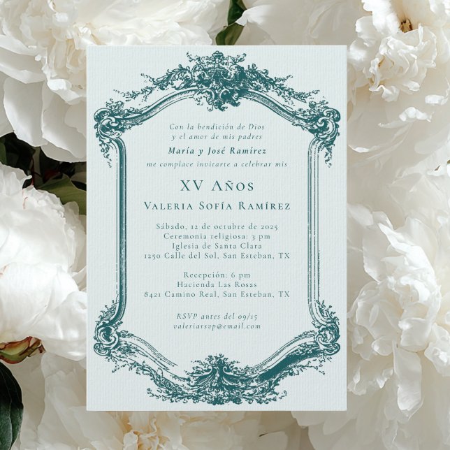 Invitación Elegante y sofisticada Quinceañera cumpleaños 15 (Subido por el creador)
