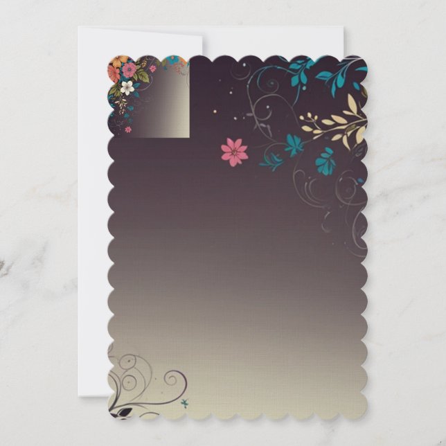 Invitación EleganteFondo (Anverso)