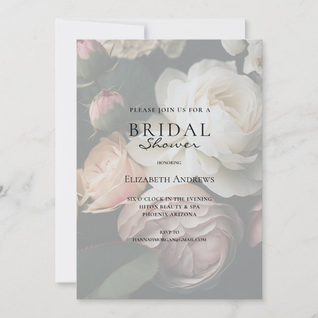 Invitación Elegantes Brautparty Boho Einladung (Anverso)