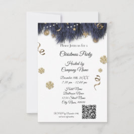 Invitación Elegantes empresas invitan al partido de Navidades