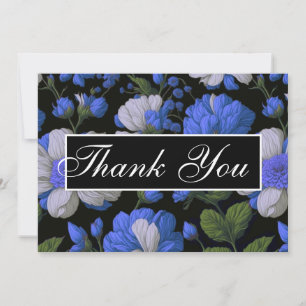 Invitación Elegantes flores retro elegantes de color blanco a