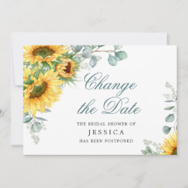 Invitación Elegantes girasoles cambian la ducha de novias