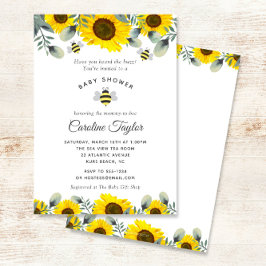 Invitación Elegantes girasoles dulces mientras se puede tomar