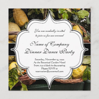 Invitación Elegantes lémulos italianos en una canasta