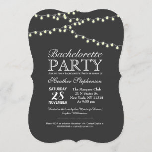 Invitación Elegantes manchas de luces