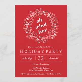 Invitación Elegantes Navidades celebran feriado