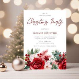Invitación Elegantes Navidades corporativos Soirée