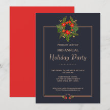 Elegantes Navidades de la fiesta de Navidad