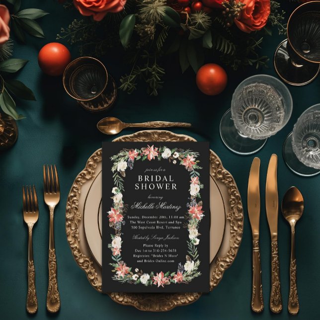 Invitación Elegantes Navidades de vacaciones de invierno duch (Subido por el creador)