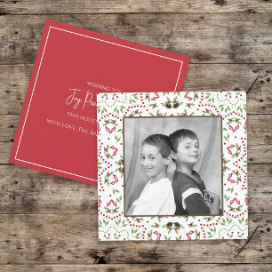 Invitación Elegantes Navidades Foto Plaza de la vegetación