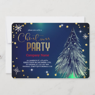 Invitación Elegantes Navidades mágicos