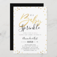 Elegantes parejas de chispas de bebé invitan a la