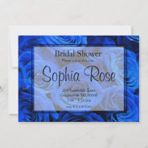 Elegantes rosas azules flores azules florales azul