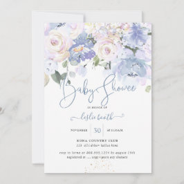 Invitación Elegantes Rosas de crema de melocotón azul turques