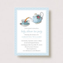 Elegantes teacups Baby Shower Tea Fiesta