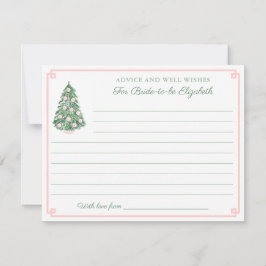 Invitación Elegantes Vacaciones Consejos Verde Rosa Para Tarj