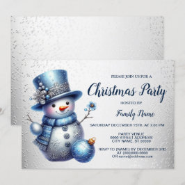Invitación Elegantes vacaciones de invierno para Navidades de
