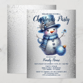 Invitación Elegantes vacaciones de invierno para Navidades de