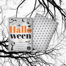 Elementos de cosecha adultos fiesta gris Halloween