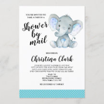 Elephant Boy Shower por correo Cute