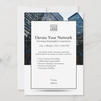 Invitación Elevate Your Network Invition Template