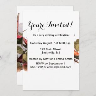 Invitación Elf Bird Sprite Pixie Brownie Fairy Tale