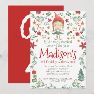Invitación Elf de navidades