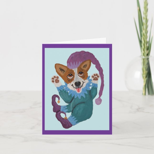 Invitación Elfo Corgi (Anverso)
