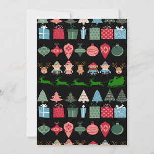 Invitación Elfos de Navidad y Más