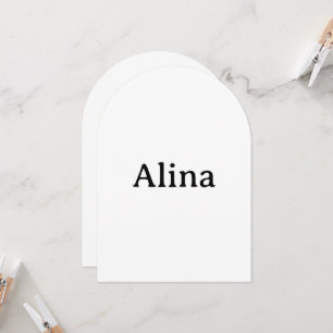 Invitación eliminar texto agregar propio diseño Arco 5" x 7"