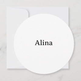 Invitación eliminar texto agregar propio diseño Círculo 5,25"