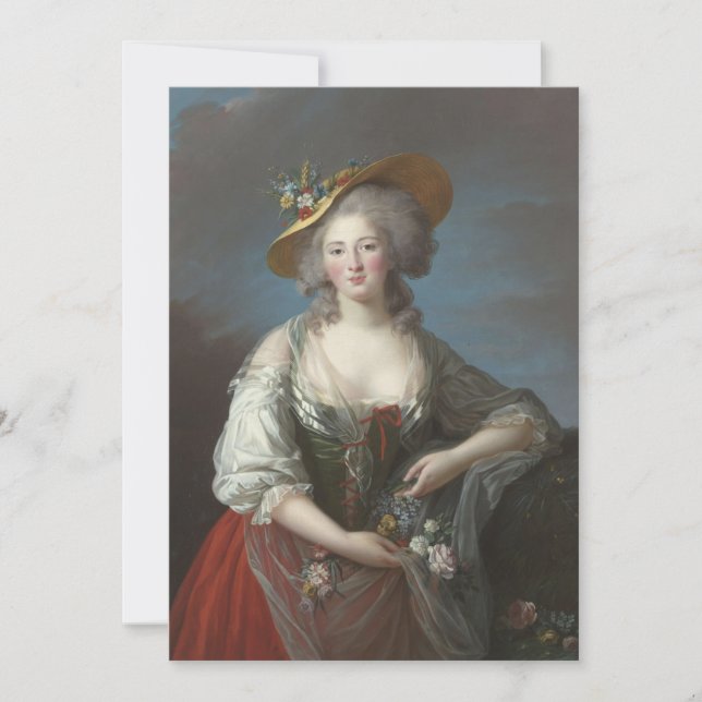 Invitación Elisabeth Louise Vigée Le Brun - Elisabeth-Philipp (Anverso)